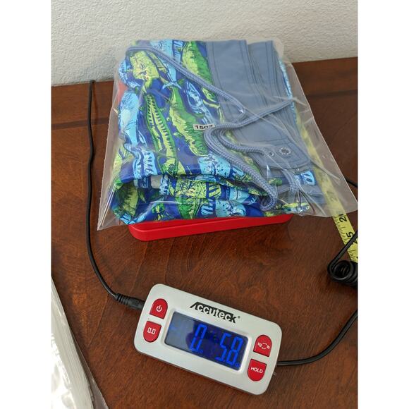 Vineyard Vines Swim Trunks 34 Blue Fish Beach Outdoor Board Shorts Beach Pool - Picture 11 of 12